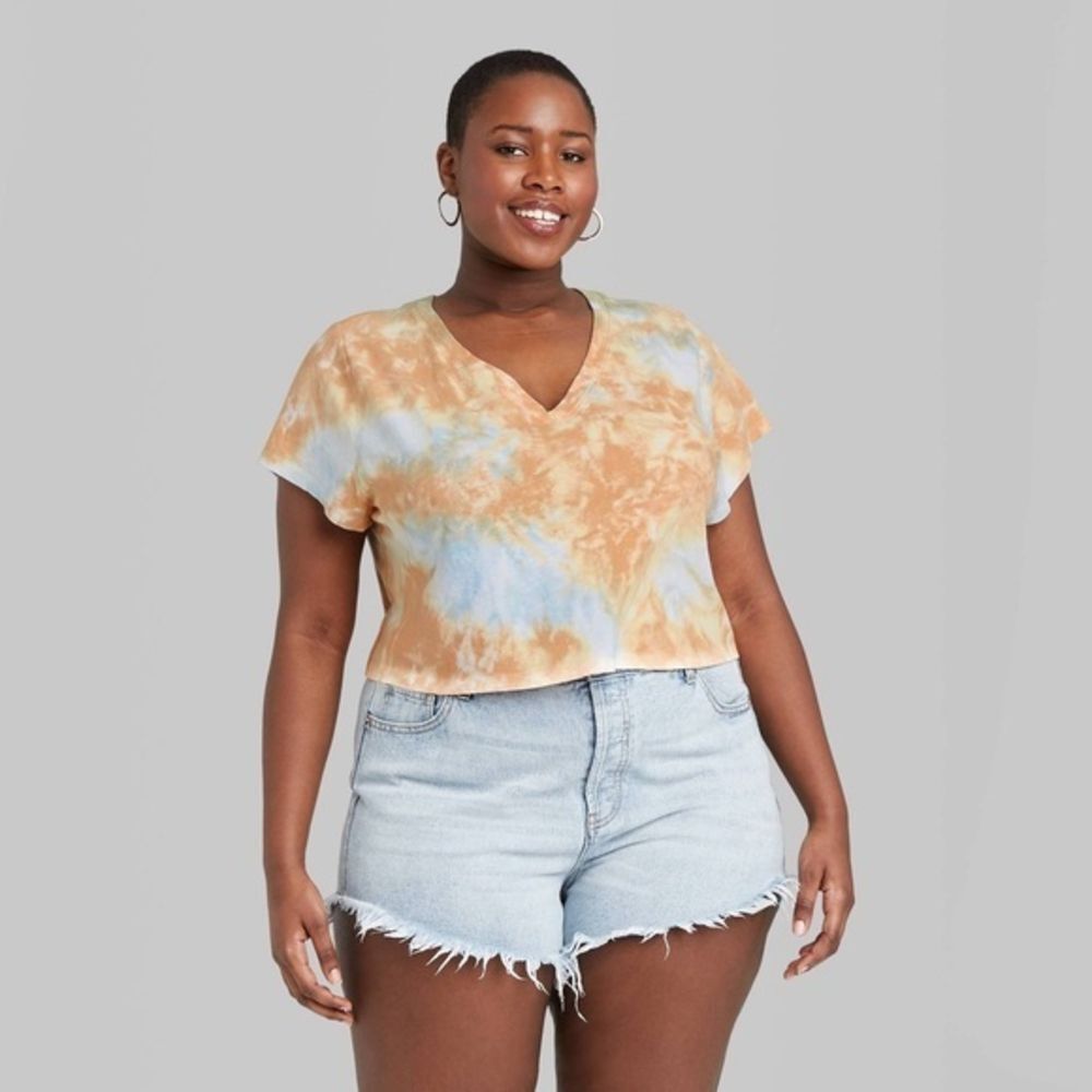 Wild fable tie-dye Crop Top, Size XXL